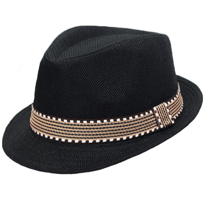 Kids Jazz Straw Cowboy Hats Cap