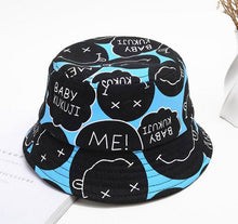 Load image into Gallery viewer, Boys Girls Letter Printed Fisherman Cap