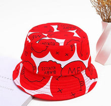 Load image into Gallery viewer, Boys Girls Letter Printed Fisherman Cap
